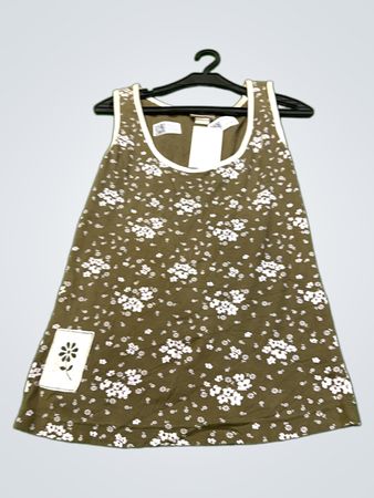 CASUAL W.E.A.R. Ärmelloses Kleid mit floralem Muster und Applikation