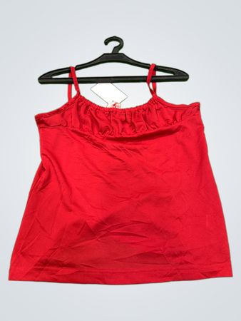 Vicky Red Spaghetti-Träger Tanktop