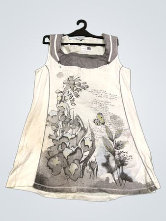 KALISSON Damen ärmelloses Kleid mit floralem Druck