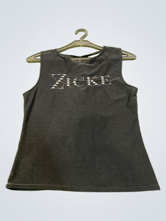 Zicke Black Tank Top