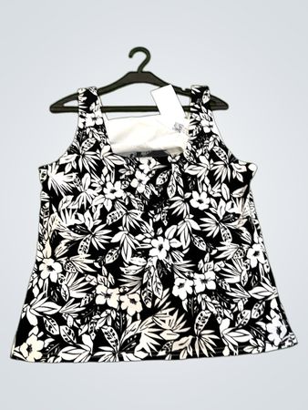 RIAGGINI Damen Tanktop mit Blumenmuster