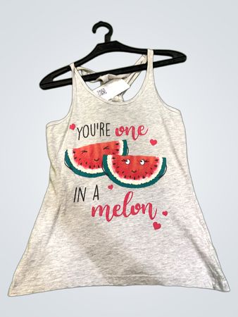 Du bist einzigartig in einem Melonen-Top.