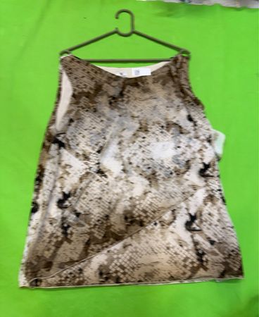 Worthington ärmelloses Schlangenprint-Top