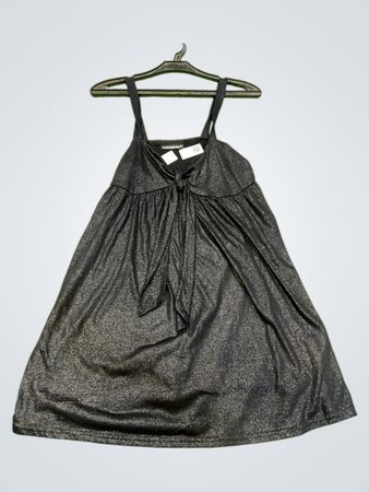 Clockhouse Schwarzes Glitzer Mini Kleid