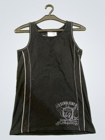 EDC "Established Vintage 68" Schwarzes Tanktop