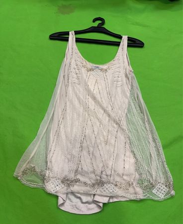 H&M Perlen-Tunika-Kleid
