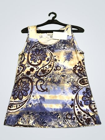 BONITA Paisley Druck ärmelloses Top