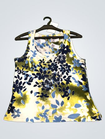Blumenmuster Tanktop