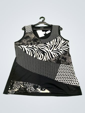 Gerry Weber ärmelloses Patchwork-Top