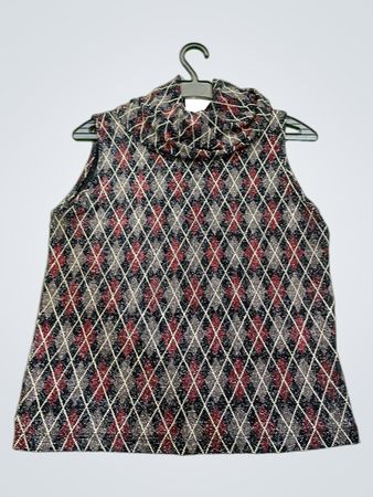 Vintage Vanguard Ärmelloses Rollkragenoberteil
