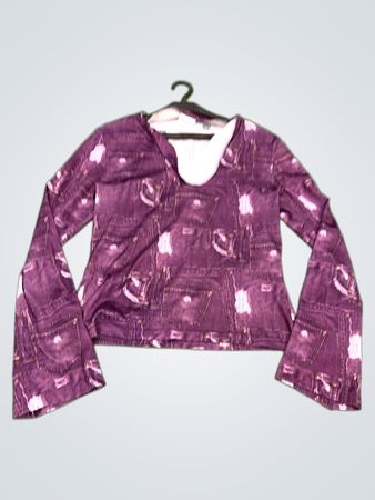 Pimkie Graphic Print Long Sleeve Top