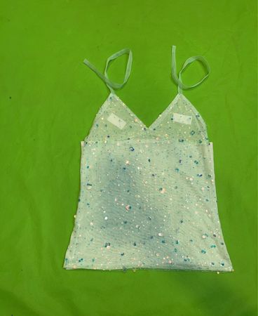 Upcycled Sequin Camisole Top