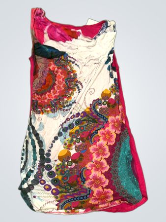 Desigual Sleeveless Dress with Floral Print