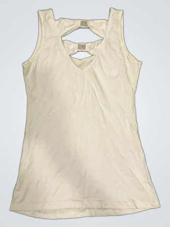 Koola White Studded Tank Top