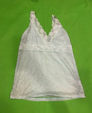 Weißes Spitzen-Camisole