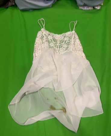 Weiße Spitzenbabydoll-Unterwäsche