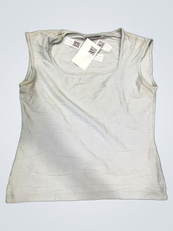 2 biz Damen hellblau ärmelloses Top