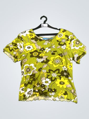 Coolwater Damen T-Shirt mit Blumenmuster