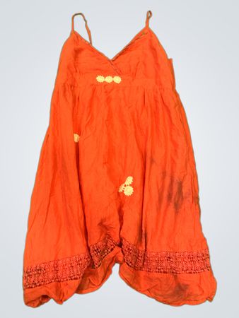 Promod Orange Sommerkleid