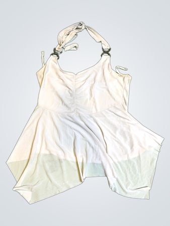 White Halter Top
