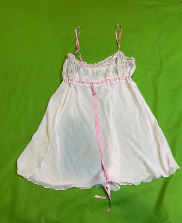 Vintage Vanguard transparente Babydoll-Unterwäsche