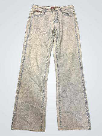 Max & Liu Jeans mit Verzierungen
