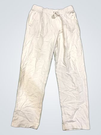 Zara Weiße Leinenhose