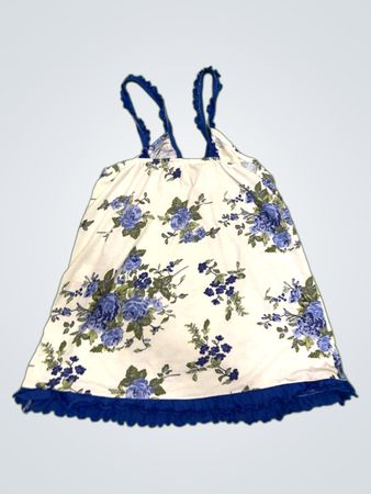 COOGAIYA Weißes Blumenmuster Spaghettiträgerkleid