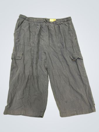 Blair Damen Blue Cargo Caprihosen