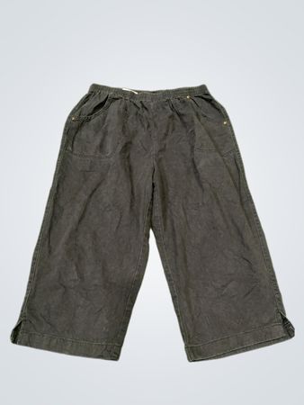 American Sweetheart Schwarze Kurzoffene Hose
