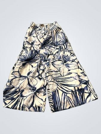 st: Ann Weite Beinhosen mit Blumenmuster