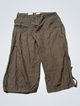 Kiabi Woman Braune cropped Hose