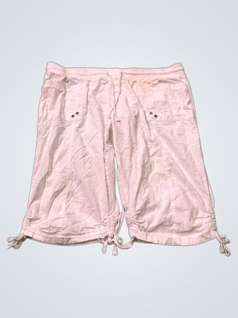 Dash White Drawstring Capri Pants