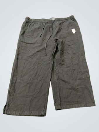 Classic Elements Petite Schwarze Caprihosen
