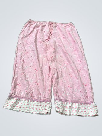 Secret Treasures Schlafanzughose mit pinkem Floral-Muster