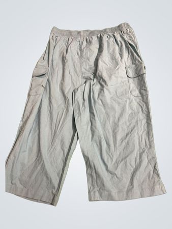 Hasty Women's 16W Hellblaue Capri-Cargo-Hosen