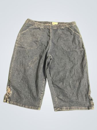 Damen Denim Capris