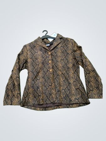 Vintage Vanguard Snake Print Blazer