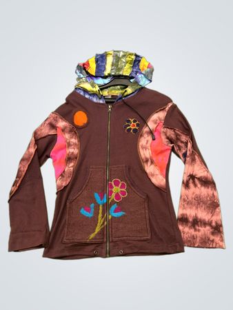 PALMIES Tie Dye Kapuzenjacke