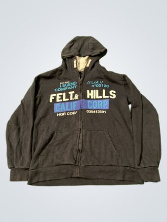 Felt & Hills Calif Corp Zip Hoodie