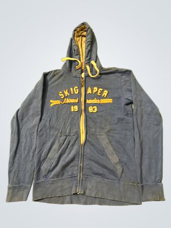 Tex Man Blue Zip-Up Hoodie