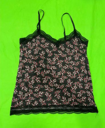 Floral Lace Trim Cami