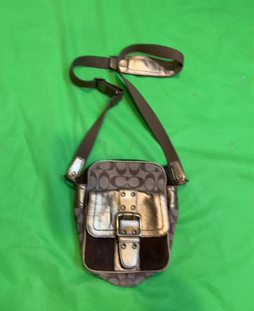 Coach Signature C Monogram Crossbody Bag