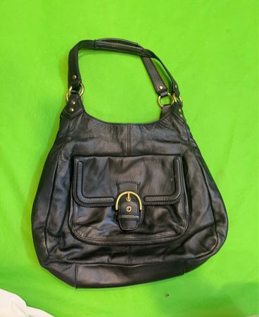 Coach Leather Hobo Handbag