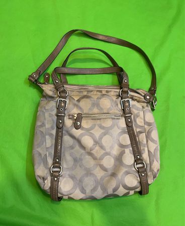 Coach Monogram Shoulder Bag