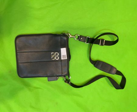 Coach Black Leather Crossbody Bag