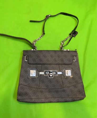 Guess Monogram Shoulder Bag