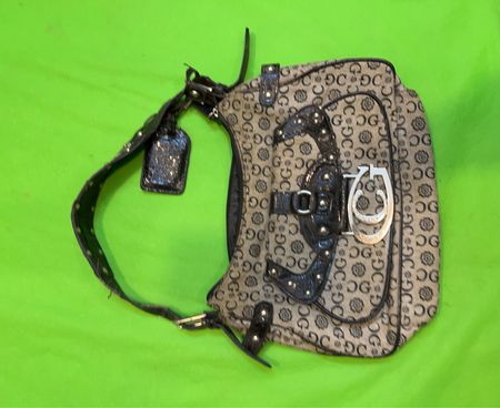 Guess Monogram Shoulder Bag