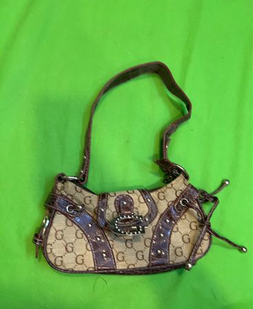 GUESS Monogram Shoulder Bag