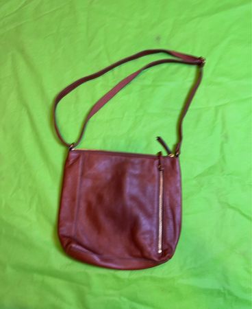 Vintage Vanguard Braune Leder Umhängetasche